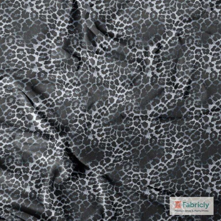 Urban Jungle Chic Schwarz Bambusjersey