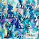 Unicorn Blossom Baumwolljersey - Bild 1