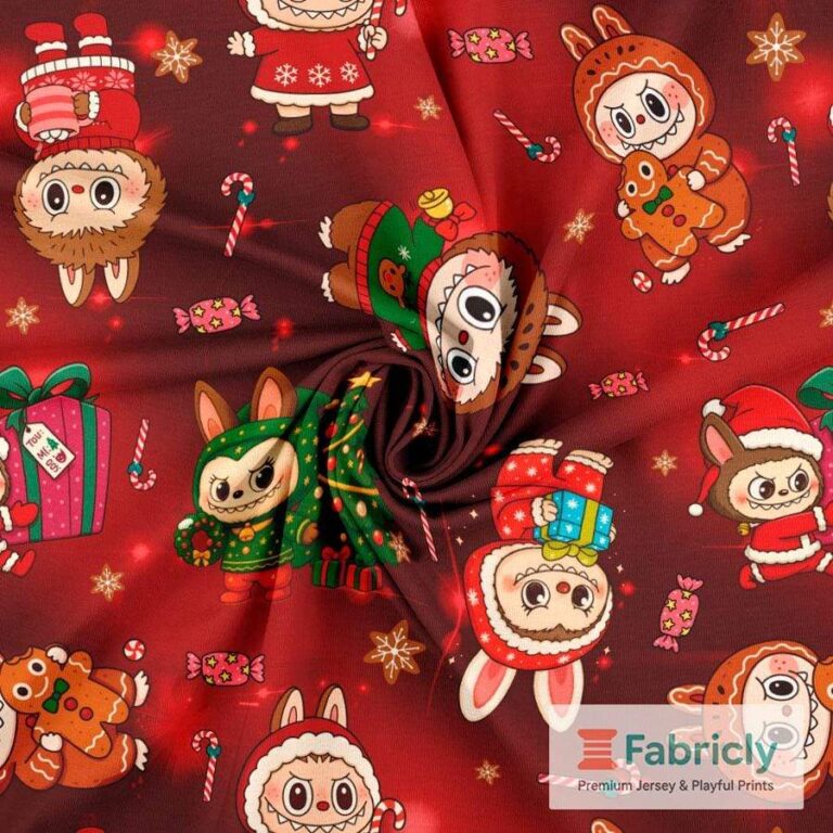 Labubu Weihnachten Baumwolljersey