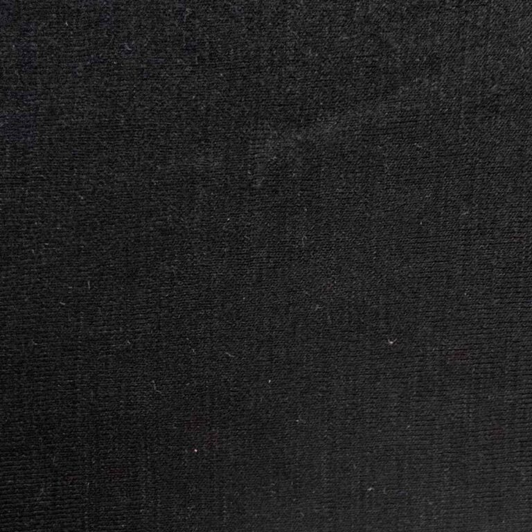 Schwarz Merinowolle Jersey