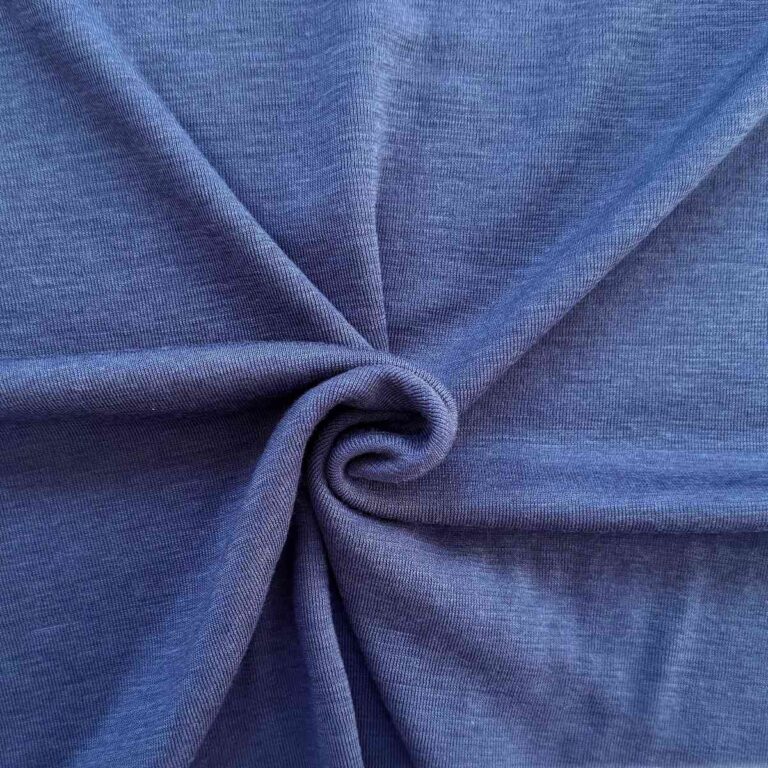 Navyblau Merinowolle Jersey