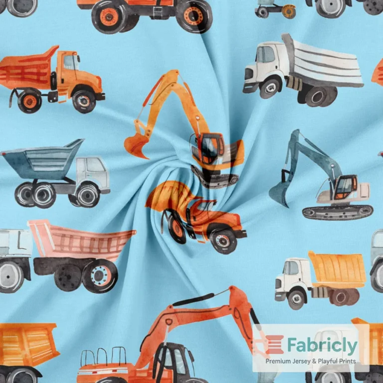 Bagger Himmelblau Baumwolljersey