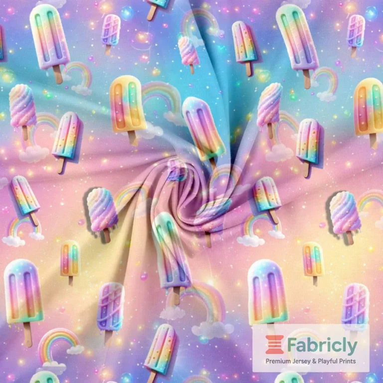 Pastell-Eis am Stiel Baumwolljersey