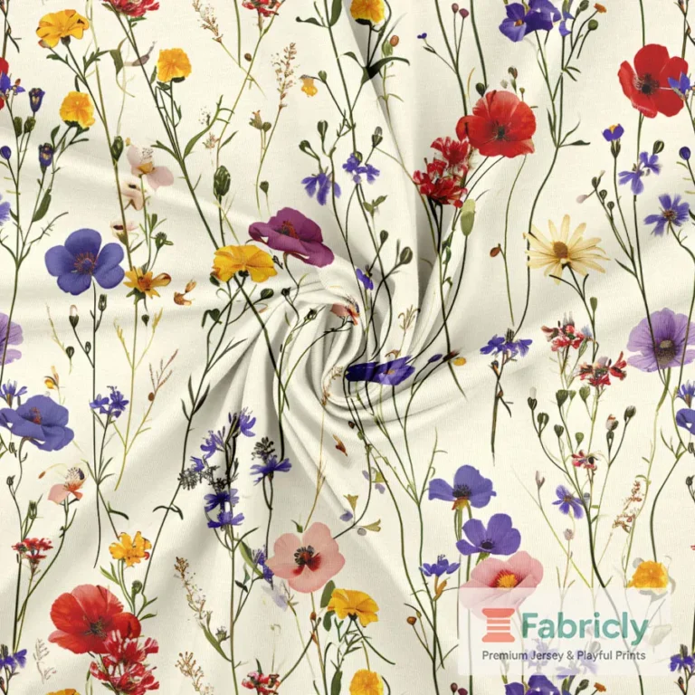 Kornblumen Pastell Baumwolljersey