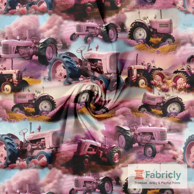 Traktor Rosa Baumwolljersey