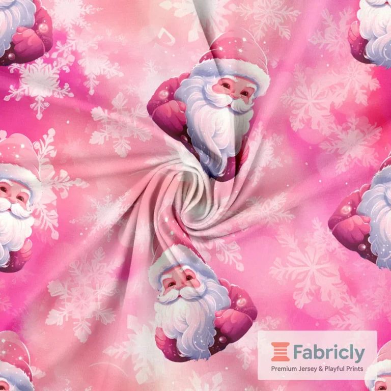 Weihnachtsmann Rosa Weihnachten Baumwolljersey