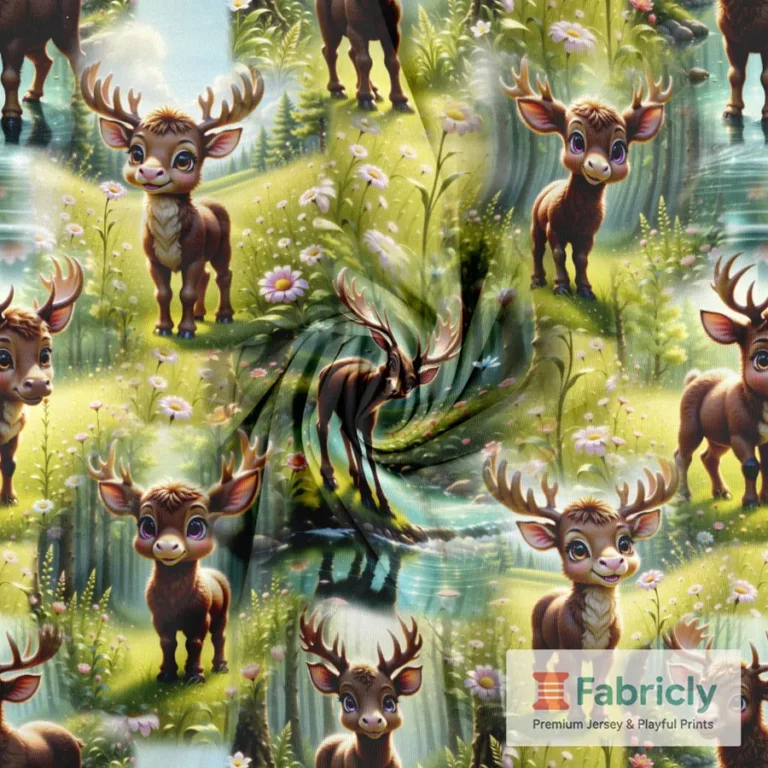 Waldtierfreunde Grün Baumwolljersey