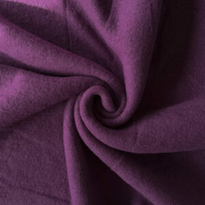 Pflaumenlila Merino Wollfleece, weich angeraut, 135 cm
