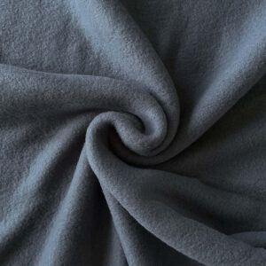 Schiefergrau Merino Wollfleece, weich angeraut, 135 cm