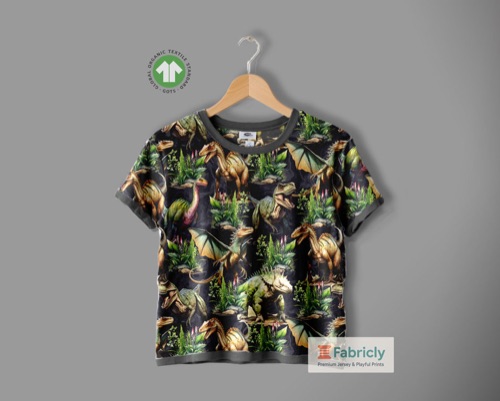 Kindershirt aus exklusivem Digitaldruck-Jersey